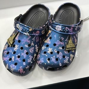 Never Worn , Disneys 50th celebration crocs